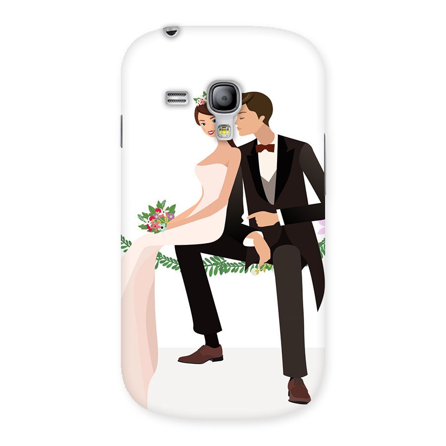 Wedding Couple Back Case for Galaxy S3 Mini