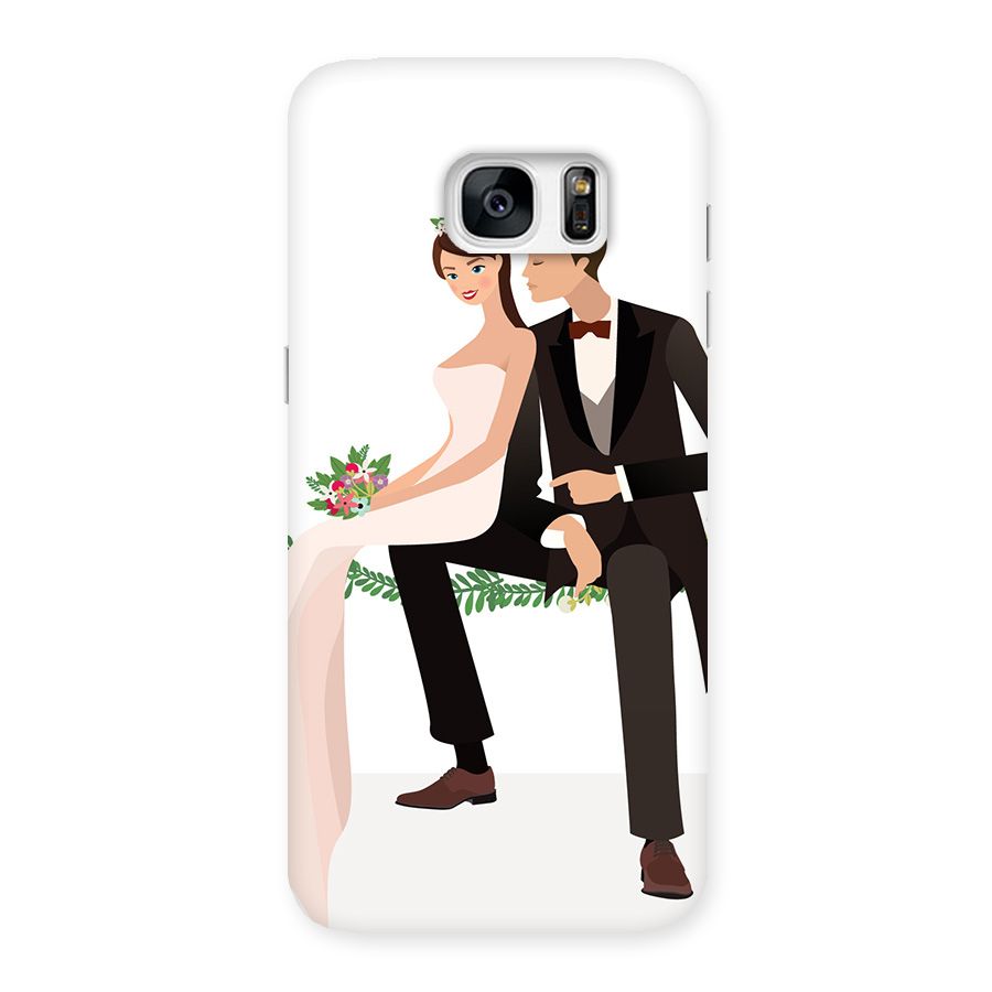 Wedding Couple Back Case for Galaxy S7 Edge