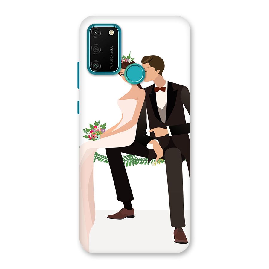 Wedding Couple Back Case for Honor 9A