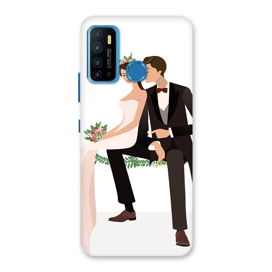 Wedding Couple Back Case for Infinix Hot 9