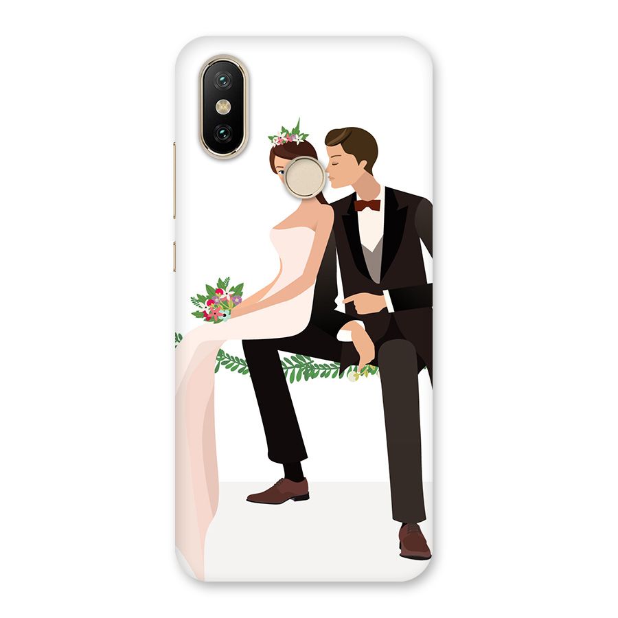 Wedding Couple Back Case for Mi A2