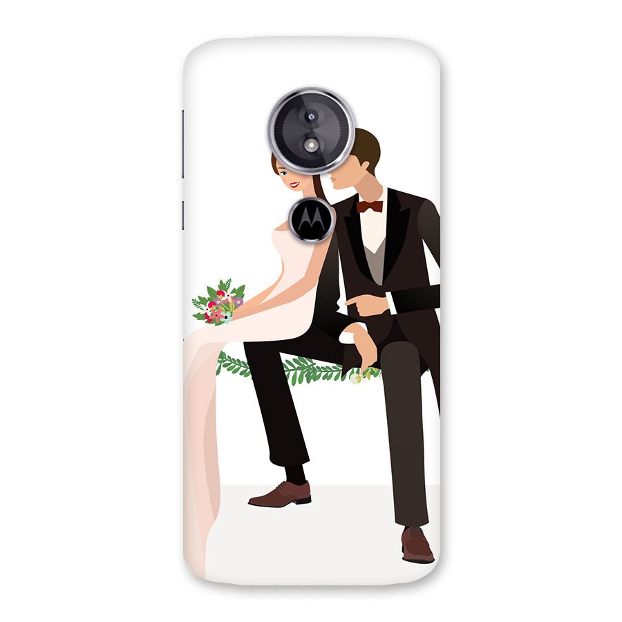 Wedding Couple Back Case for Moto E5