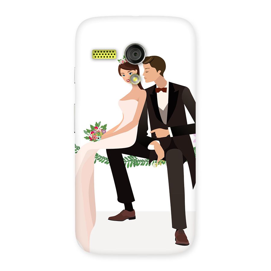 Wedding Couple Back Case for Moto G
