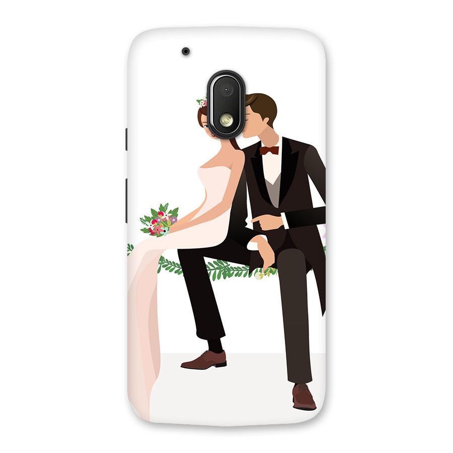 Wedding Couple Back Case for Moto G4 Play