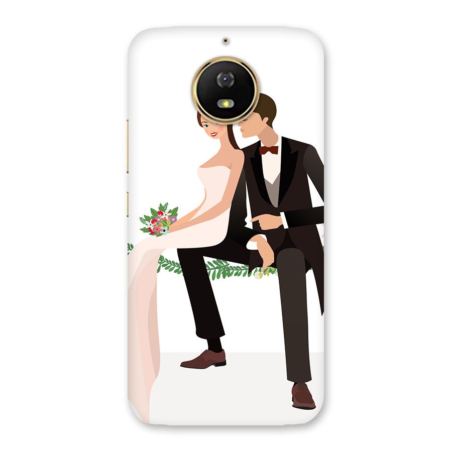 Wedding Couple Back Case for Moto G5s