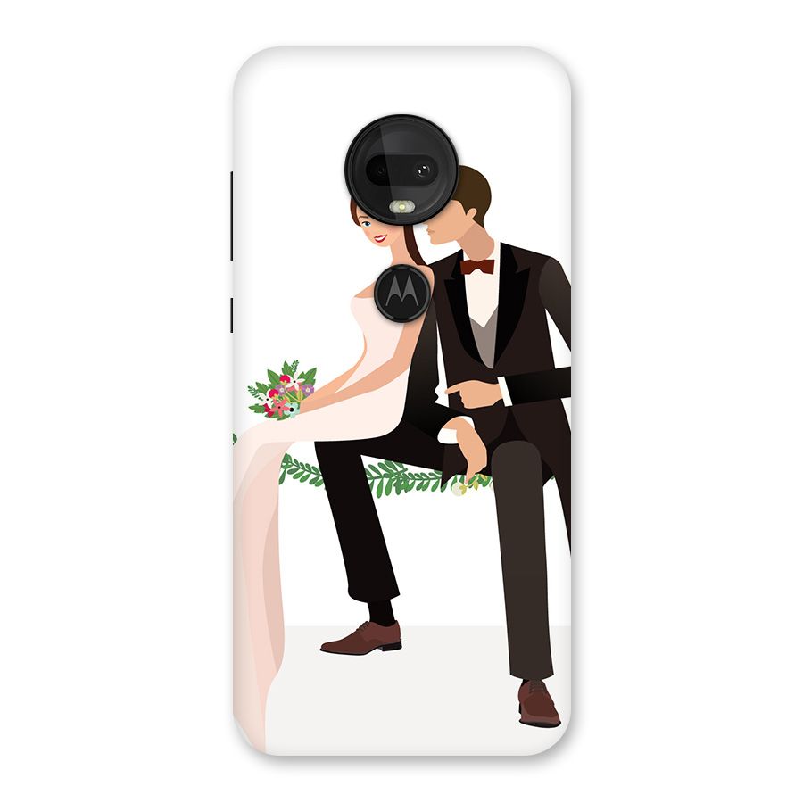 Wedding Couple Back Case for Moto G7