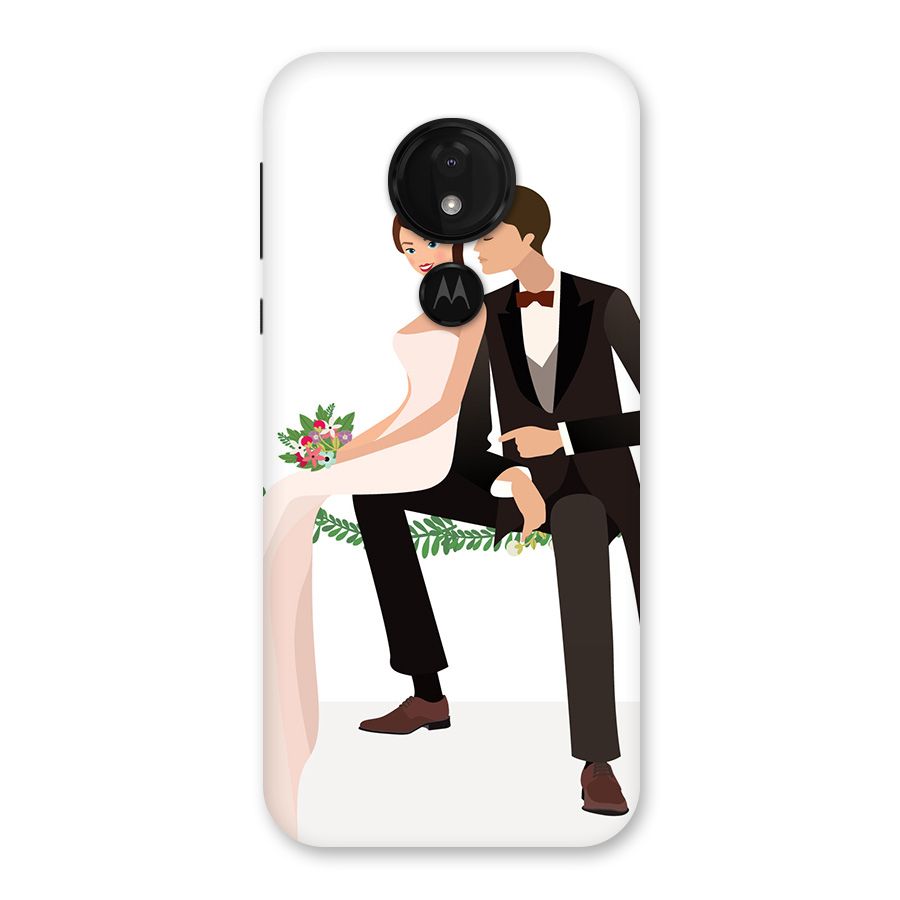 Wedding Couple Back Case for Moto G7 Power