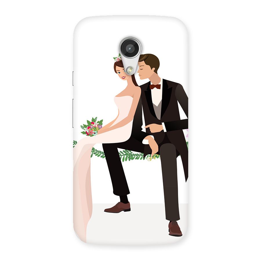 Wedding Couple Back Case for Moto G 2nd Gen