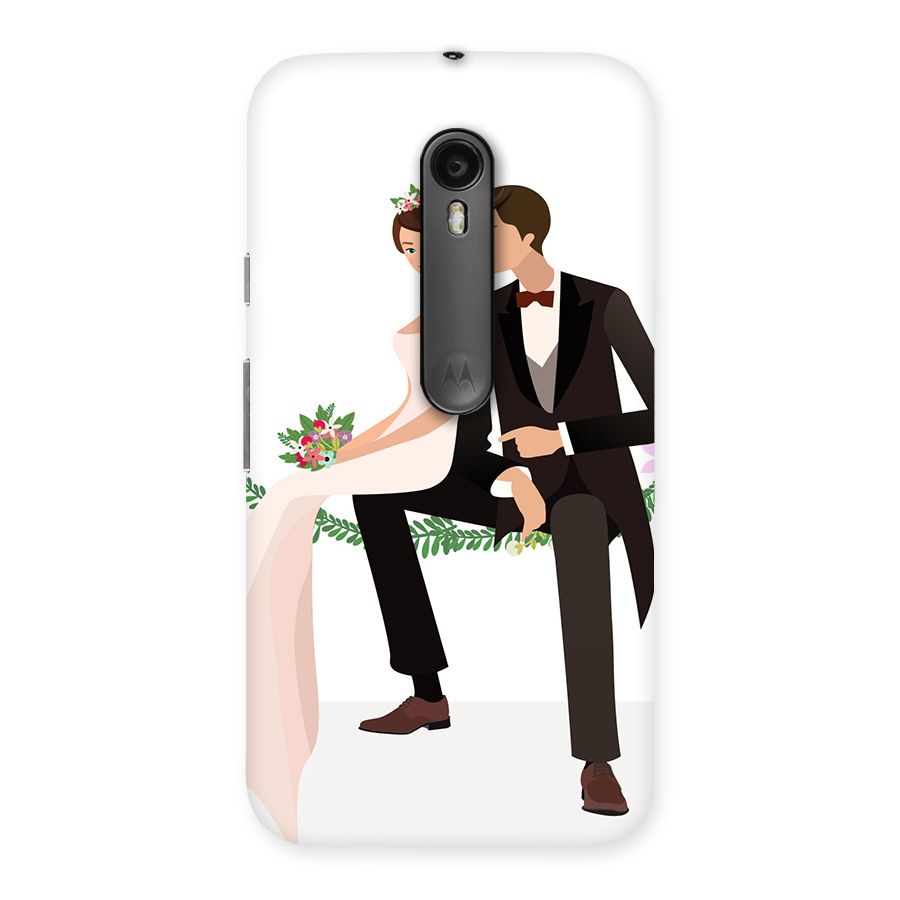 Wedding Couple Back Case for Moto G Turbo