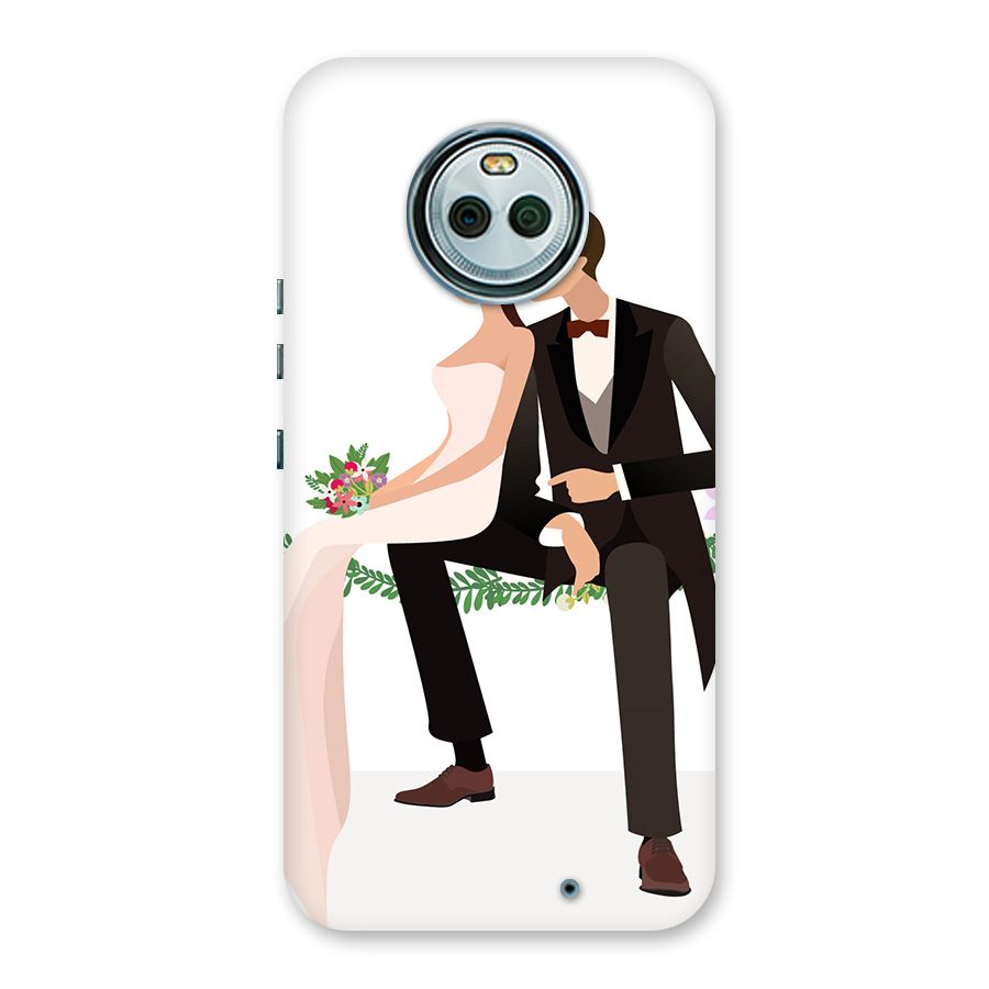 Wedding Couple Back Case for Moto X4