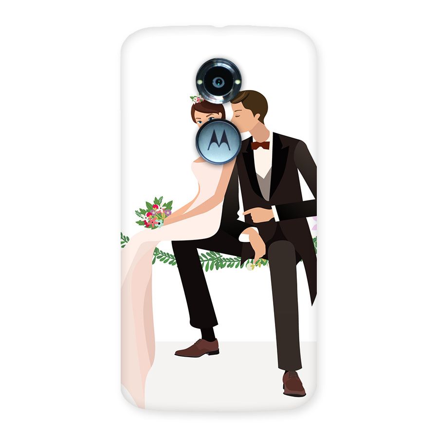 Wedding Couple Back Case for Moto X 2nd Gen