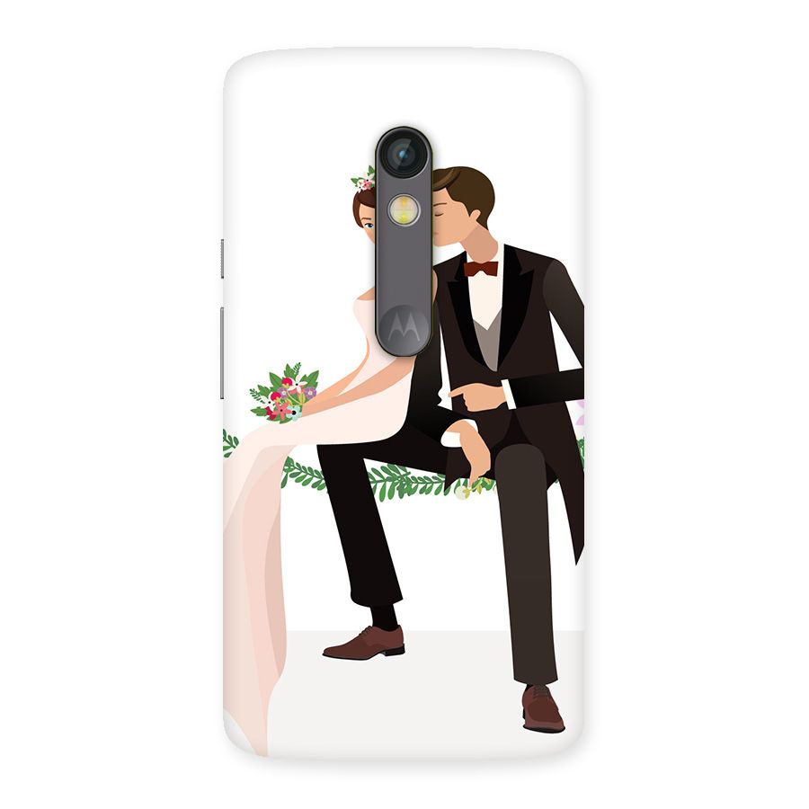 Wedding Couple Back Case for Moto X Play