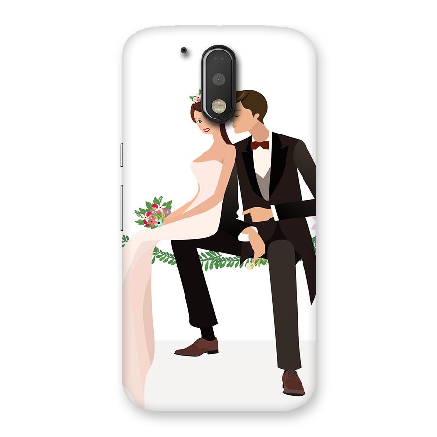 Wedding Couple Back Case for Motorola Moto G4 Plus