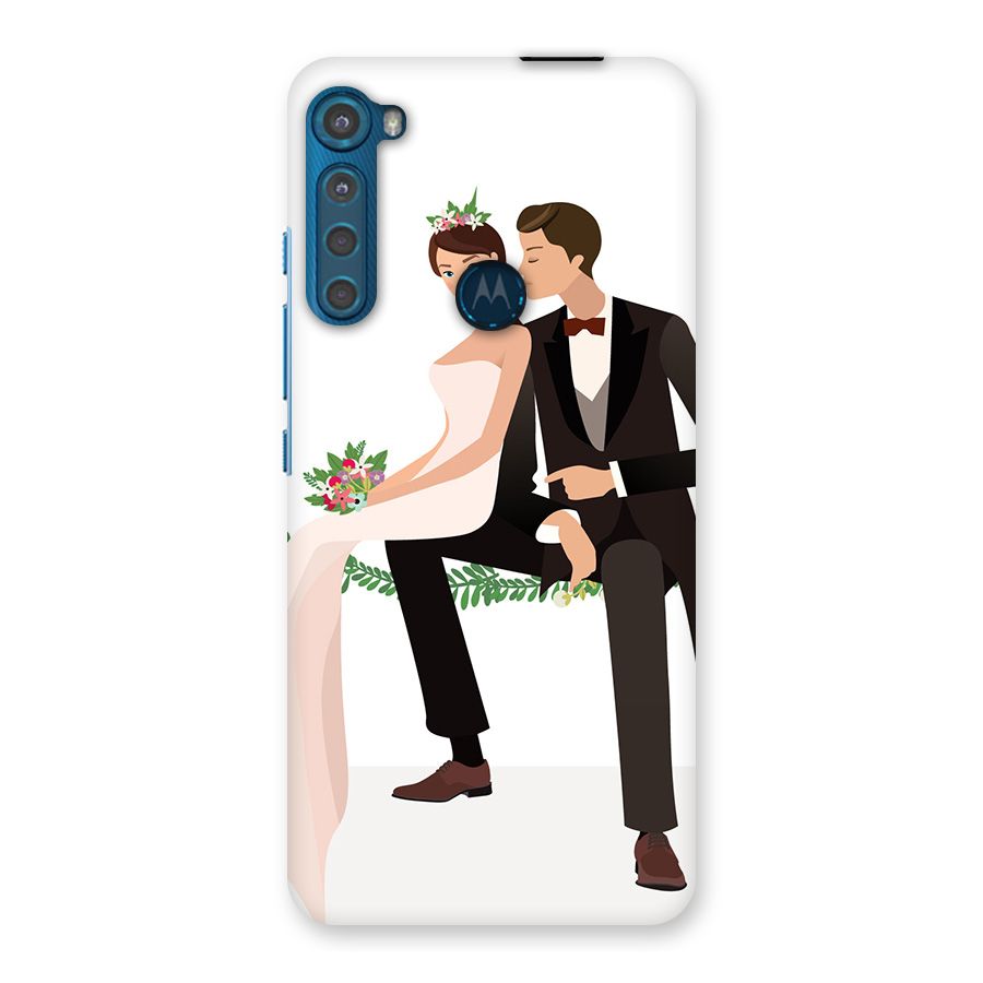 Wedding Couple Back Case for Motorola One Fusion Plus