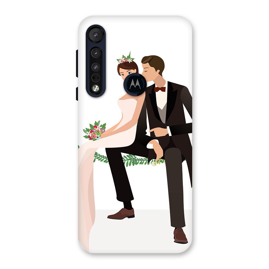 Wedding Couple Back Case for Motorola One Macro