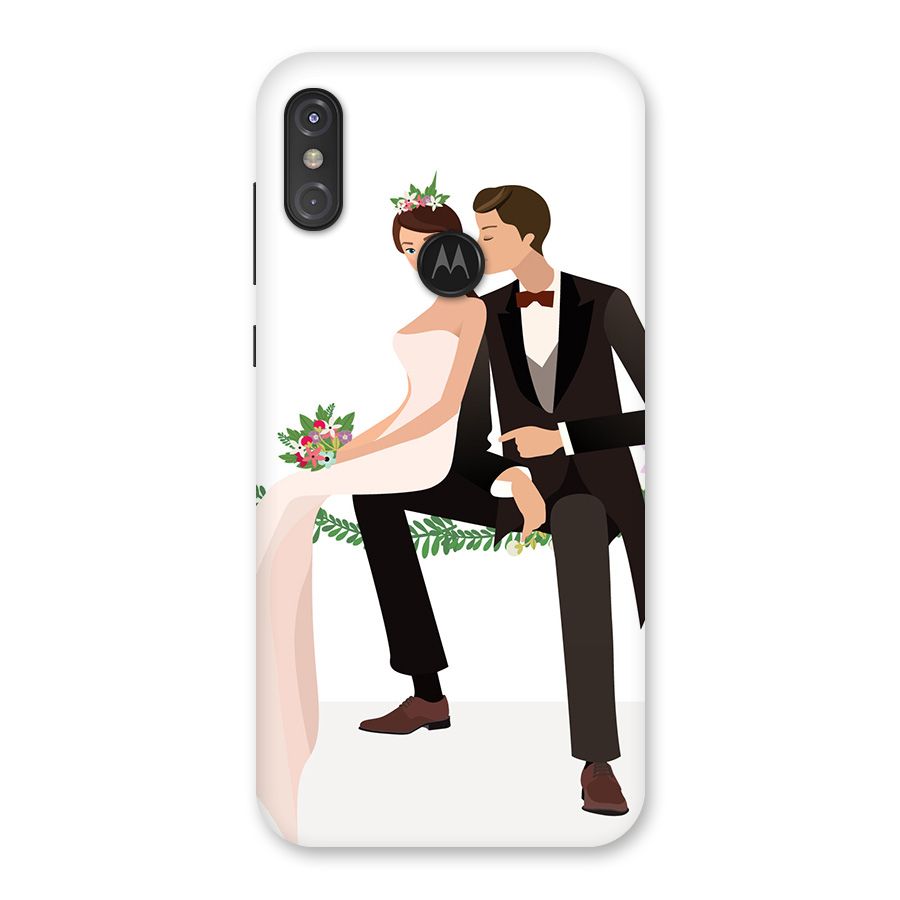 Wedding Couple Back Case for Motorola One Power