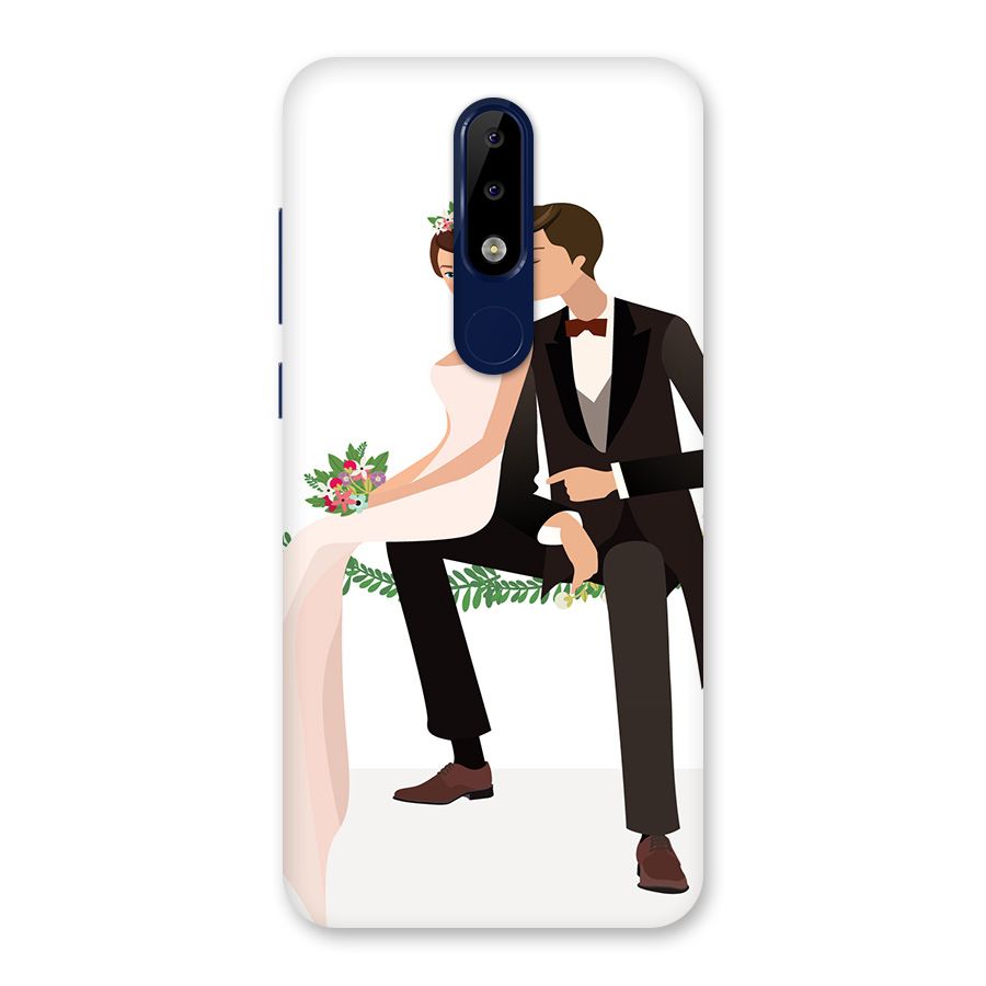 Wedding Couple Back Case for Nokia 5.1 Plus