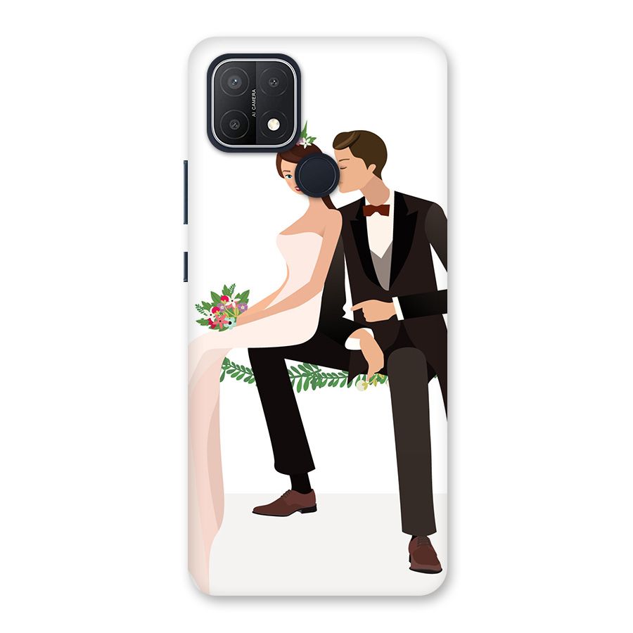 Wedding Couple Back Case for Oppo A15