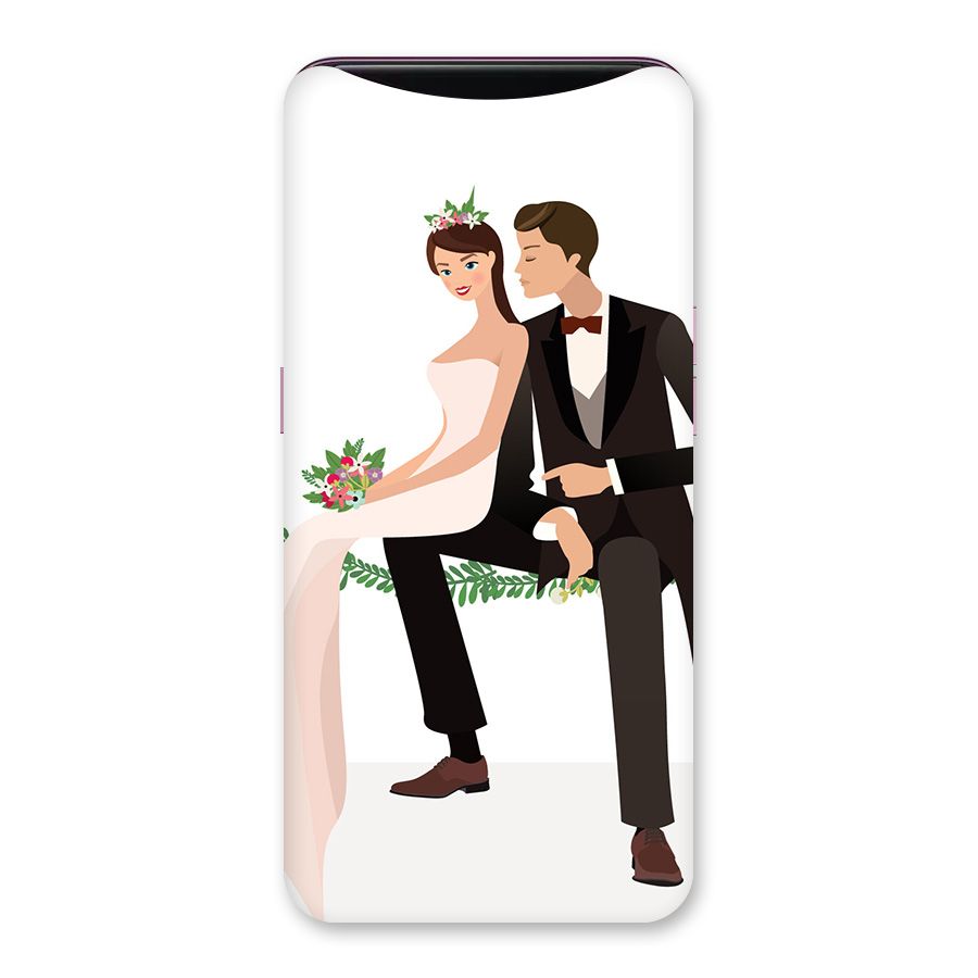 Wedding Couple Back Case for Oppo Find X
