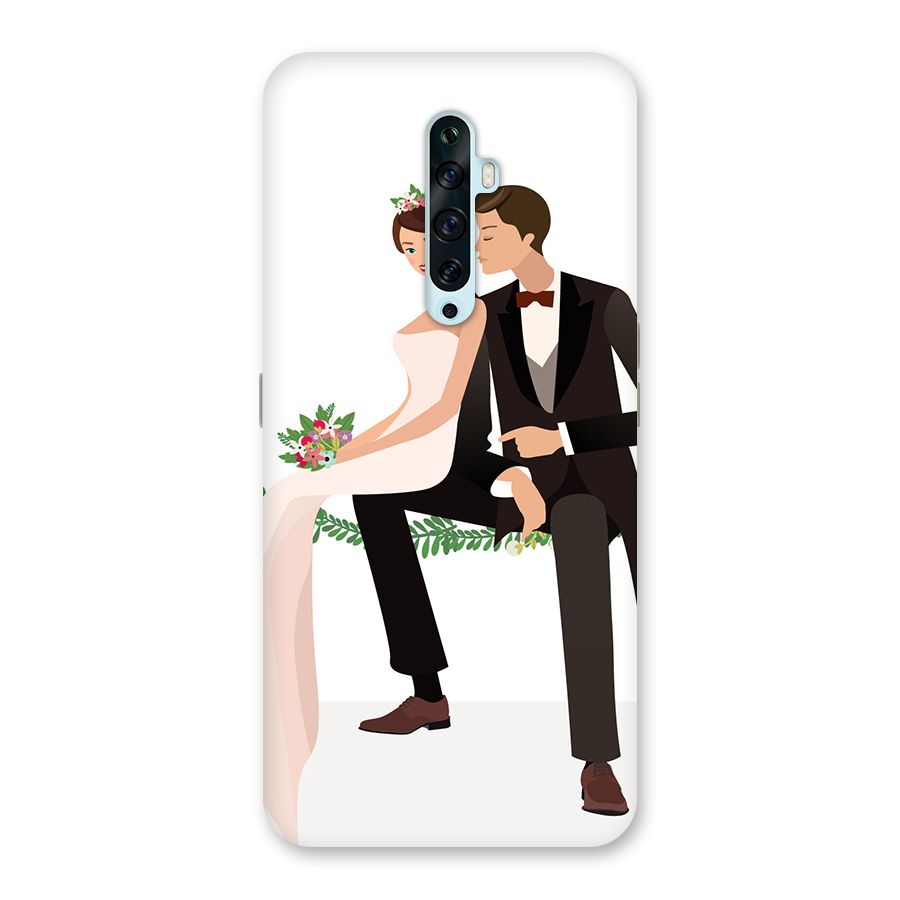 Wedding Couple Back Case for Oppo Reno2 F