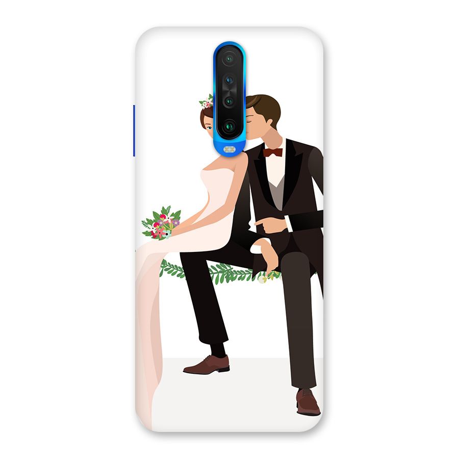 Wedding Couple Back Case for Poco X2