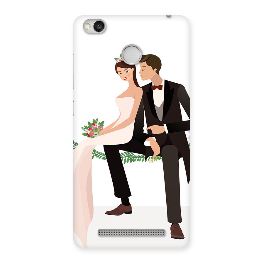 Wedding Couple Back Case for Redmi 3S Prime