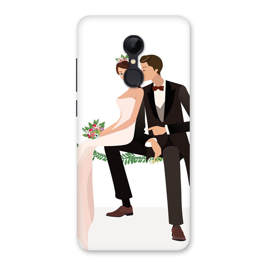 Wedding Couple Back Case for Redmi 5