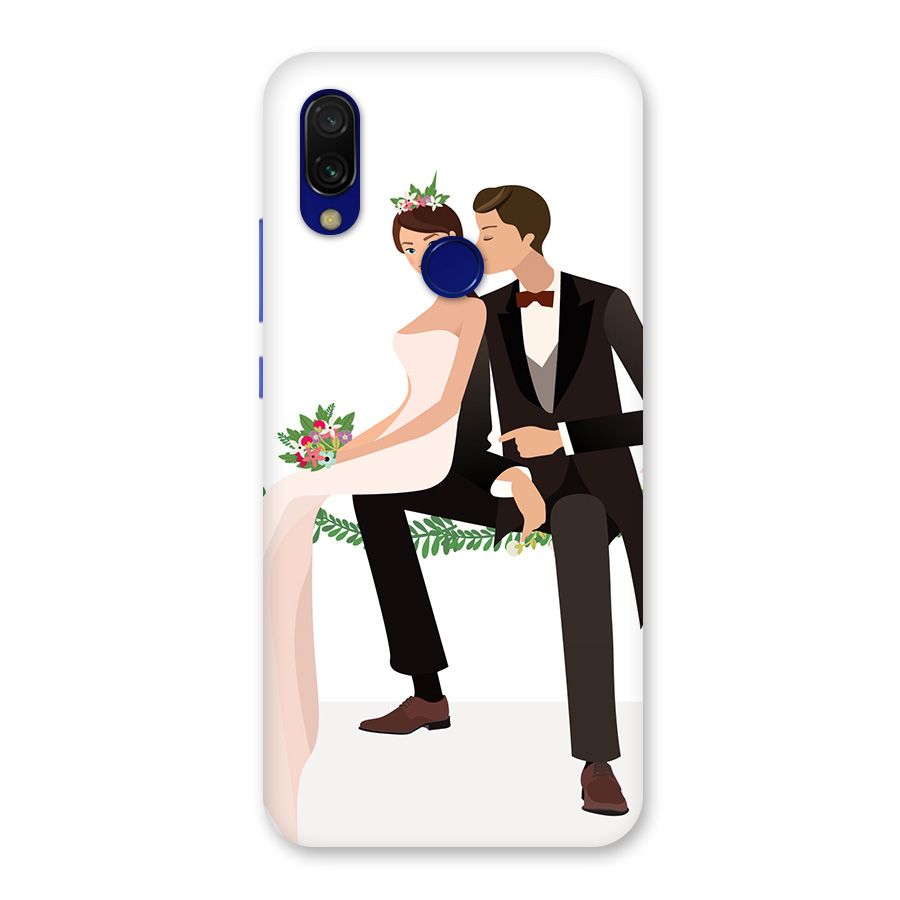 Wedding Couple Back Case for Redmi 7