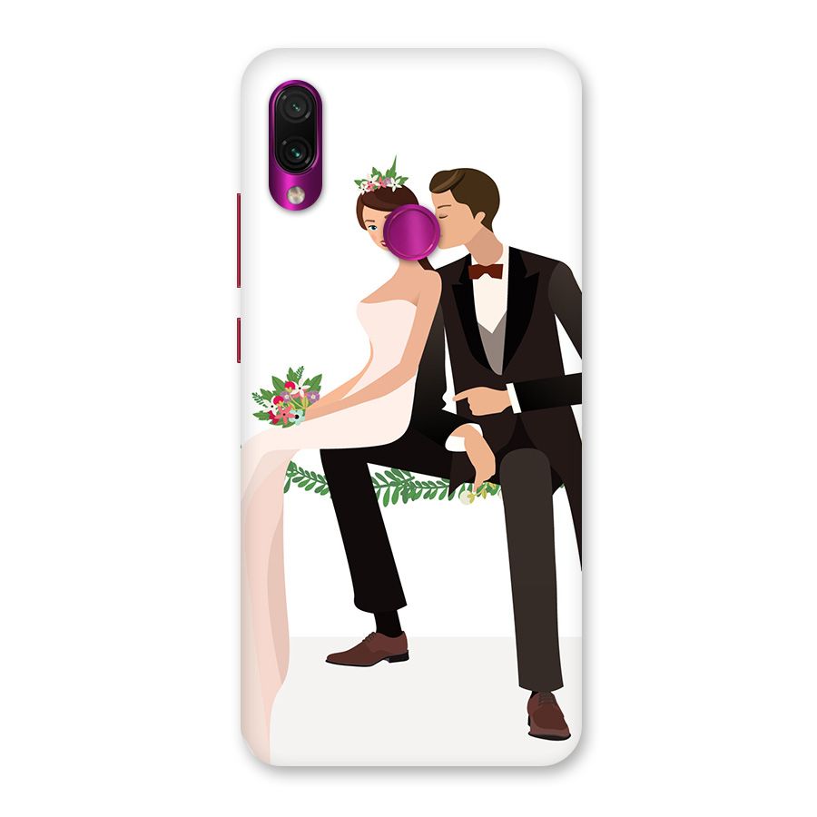 Wedding Couple Back Case for Redmi Note 7 Pro