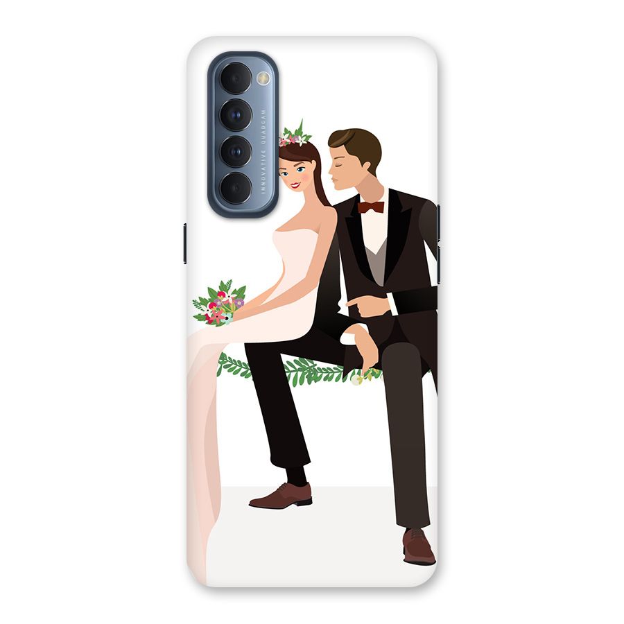 Wedding Couple Back Case for Reno4 Pro