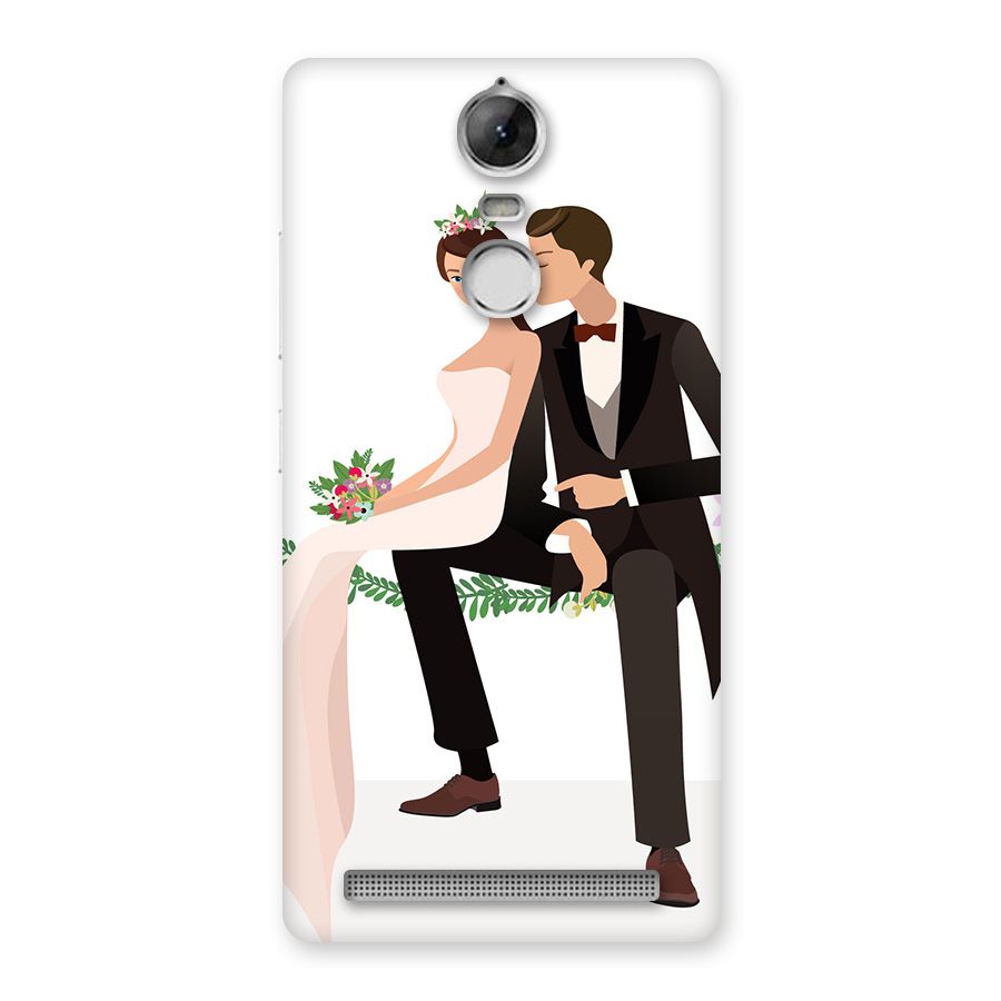 Wedding Couple Back Case for Vibe K5 Note