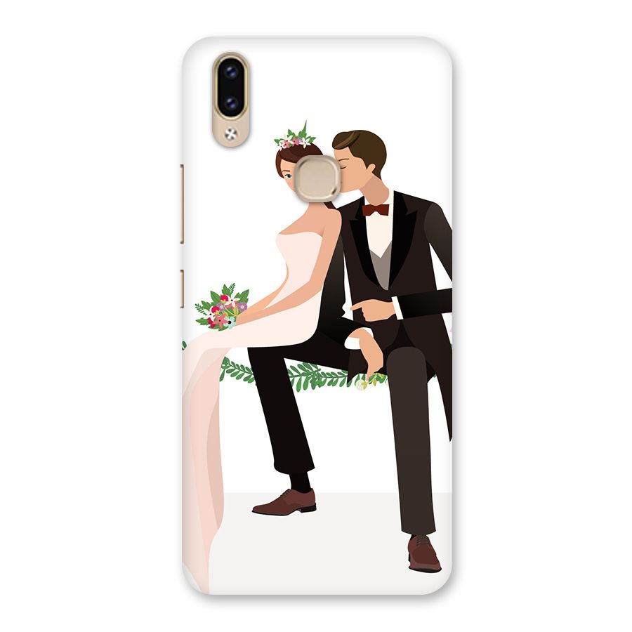Wedding Couple Back Case for Vivo V9 Youth