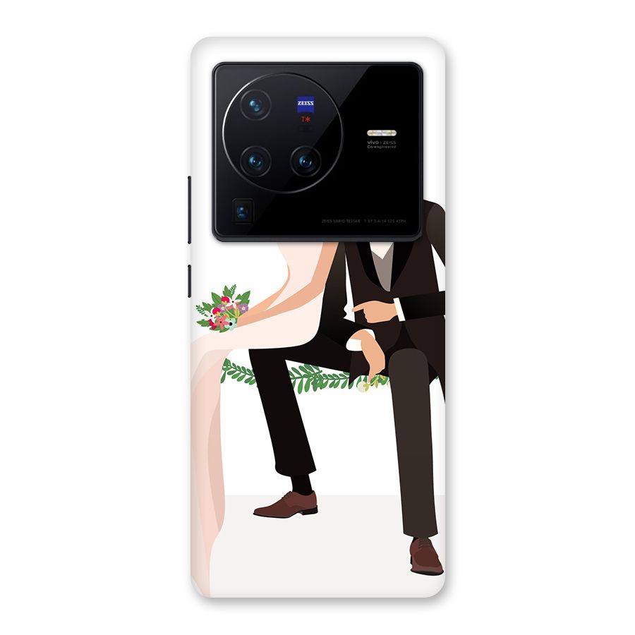 Wedding Couple Back Case for Vivo X80 Pro