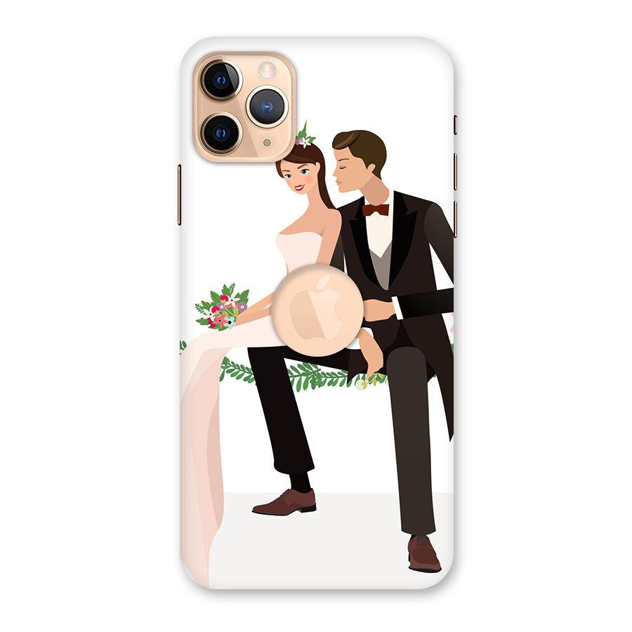 Wedding Couple Back Case for iPhone 11 Pro Max Logo Cut