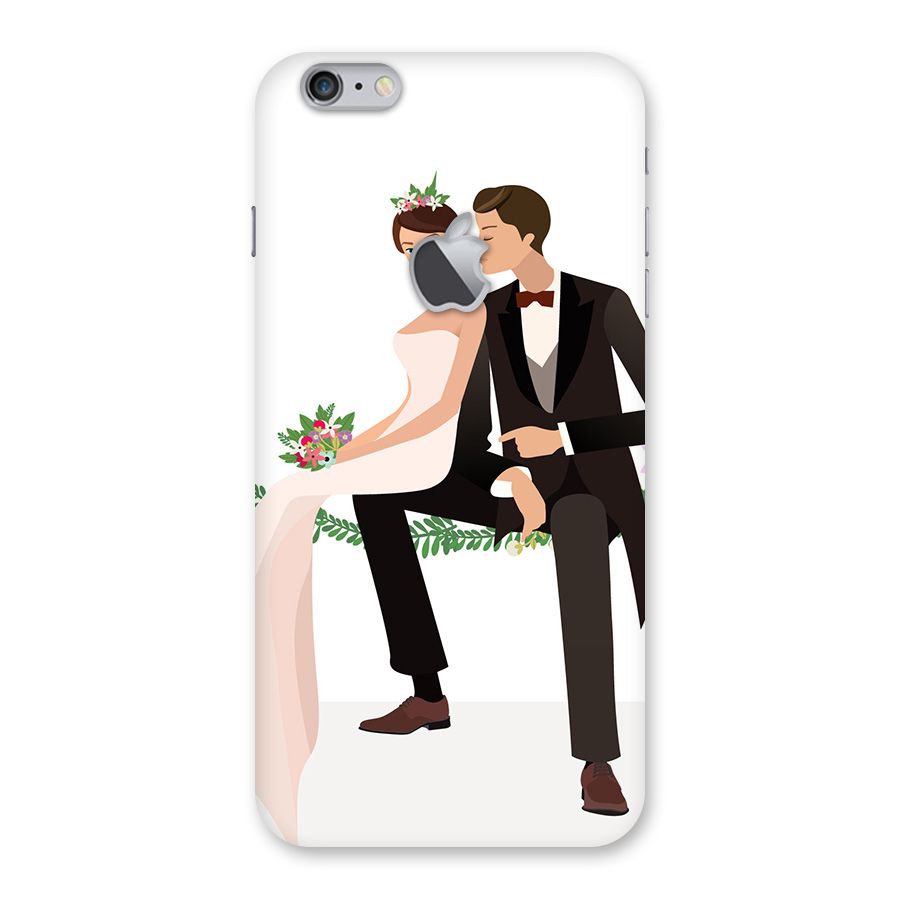 Wedding Couple Back Case for iPhone 6 Plus 6S Plus Logo Cut