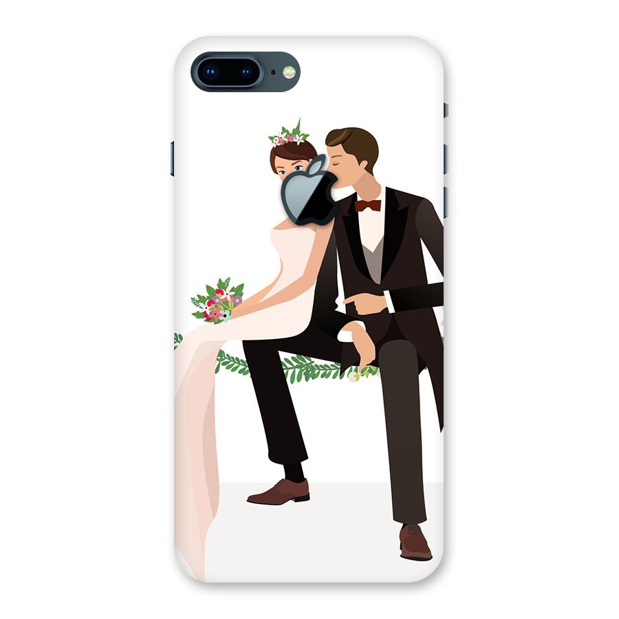 Wedding Couple Back Case for iPhone 7 Plus Apple Cut