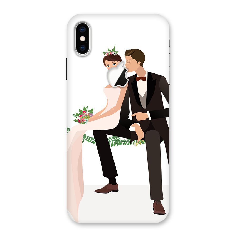 Wedding Couple Back Case for iPhone XS Max Apple Cut