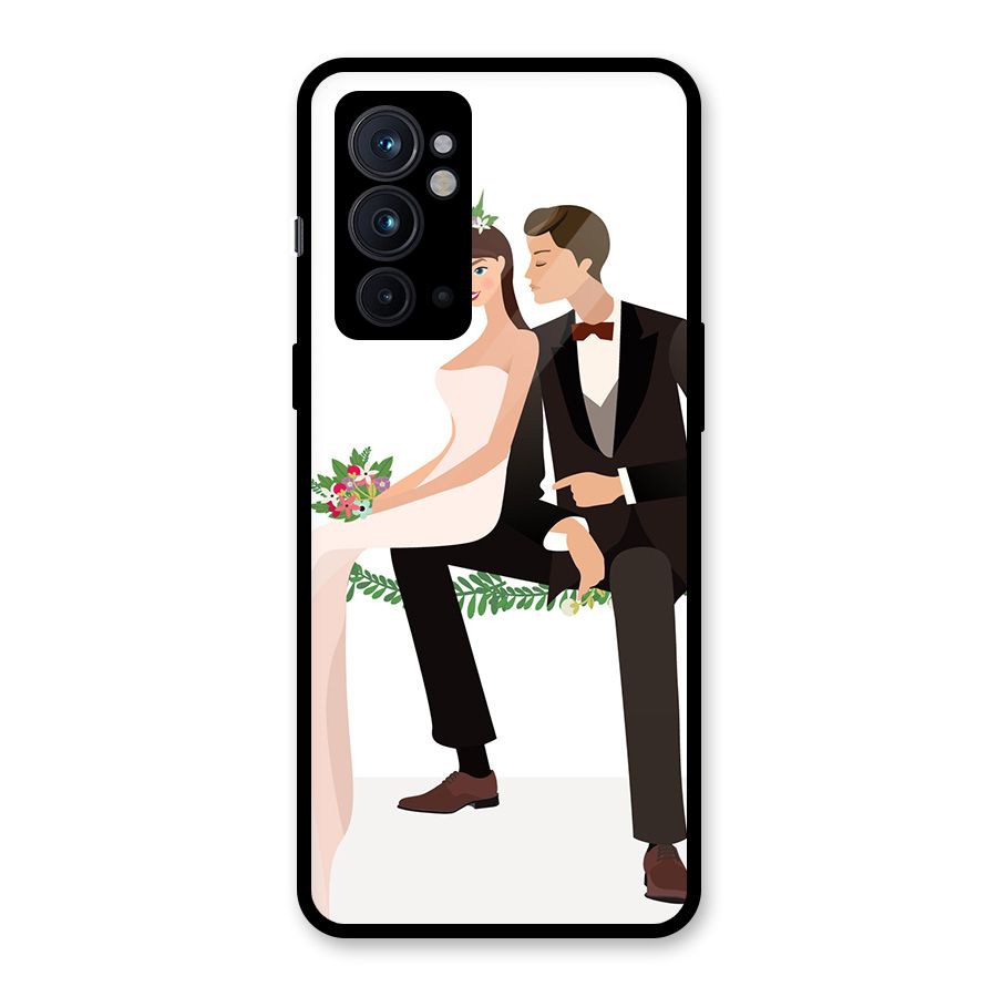 Wedding Couple Glass Back Case for OnePlus 9RT 5G
