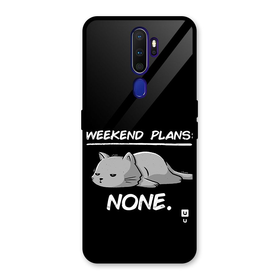 Weekend Plans None Glass Back Case for Oppo A9 (2020)