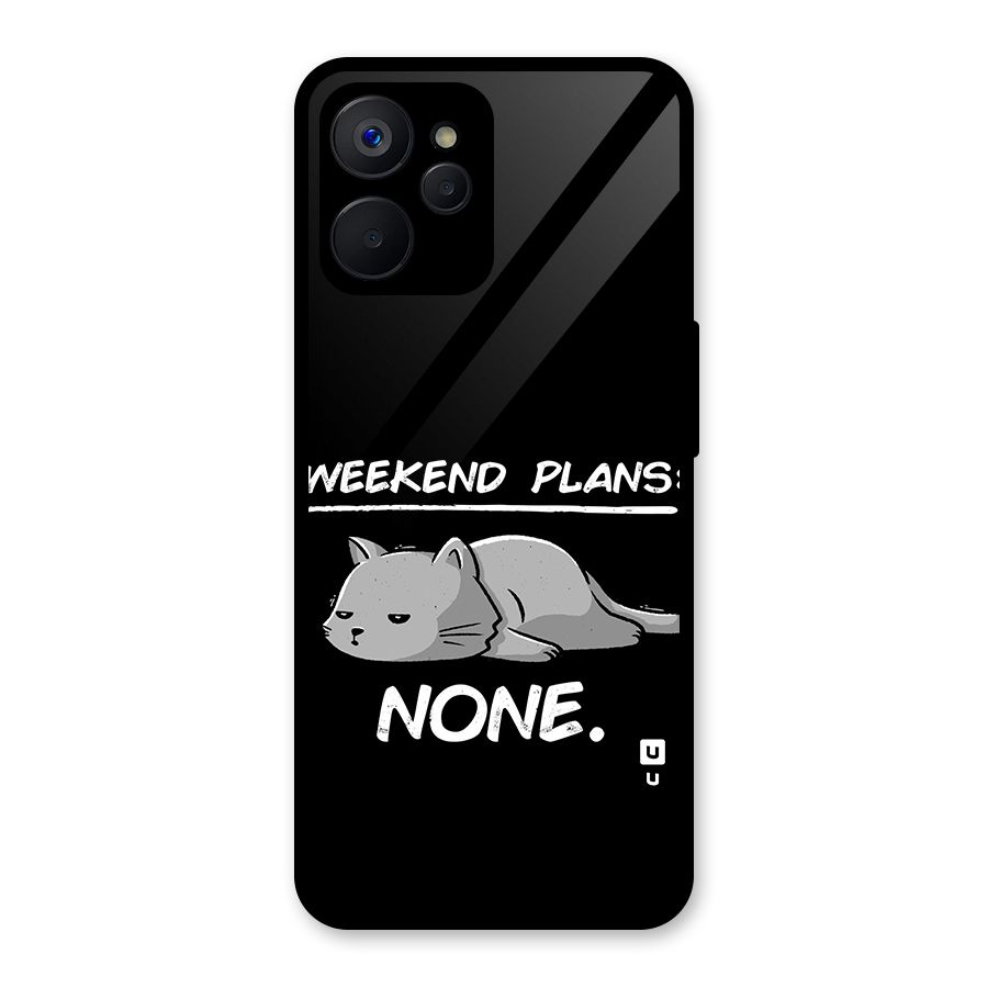 Weekend Plans None Glass Back Case for Realme 9i 5G
