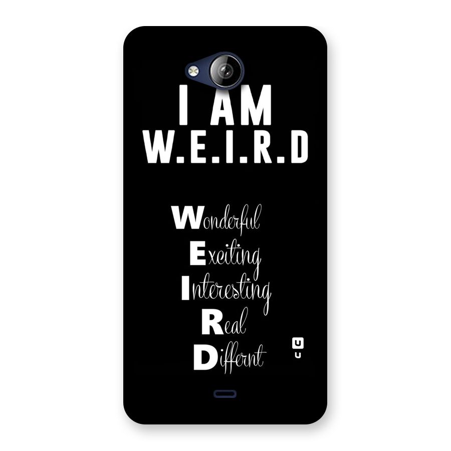 Weird Me Back Case for Canvas Play Q355