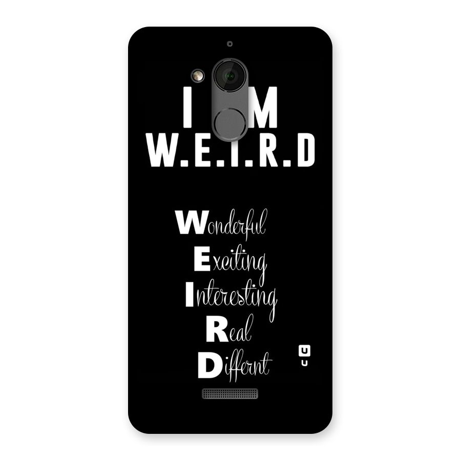 Weird Me Back Case for Coolpad Note 5