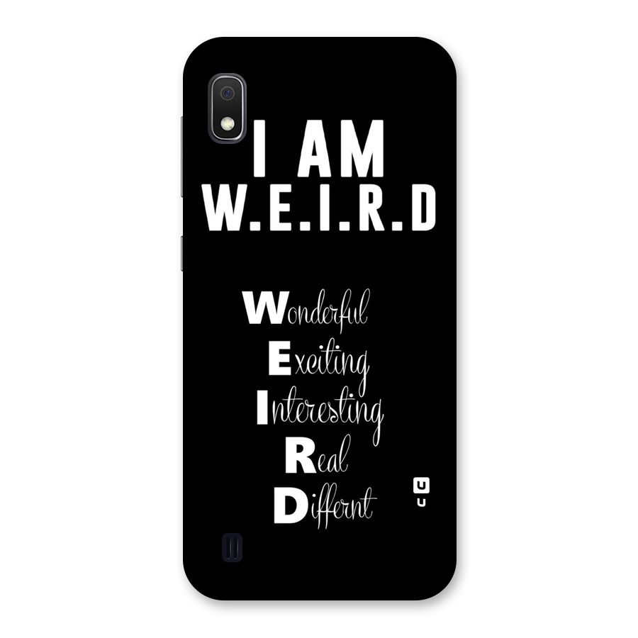 Weird Me Back Case for Galaxy A10