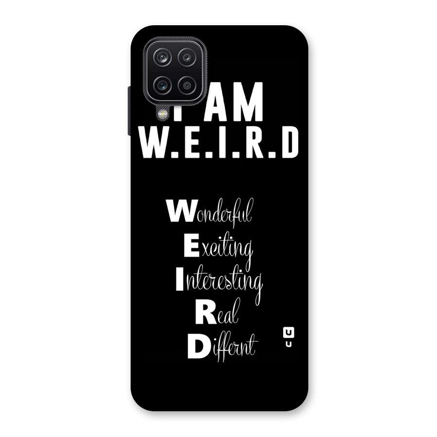 Weird Me Back Case for Galaxy A12