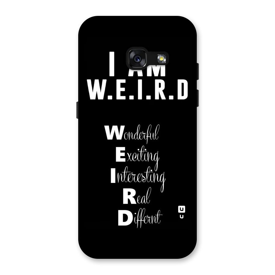 Weird Me Back Case for Galaxy A3 (2017)