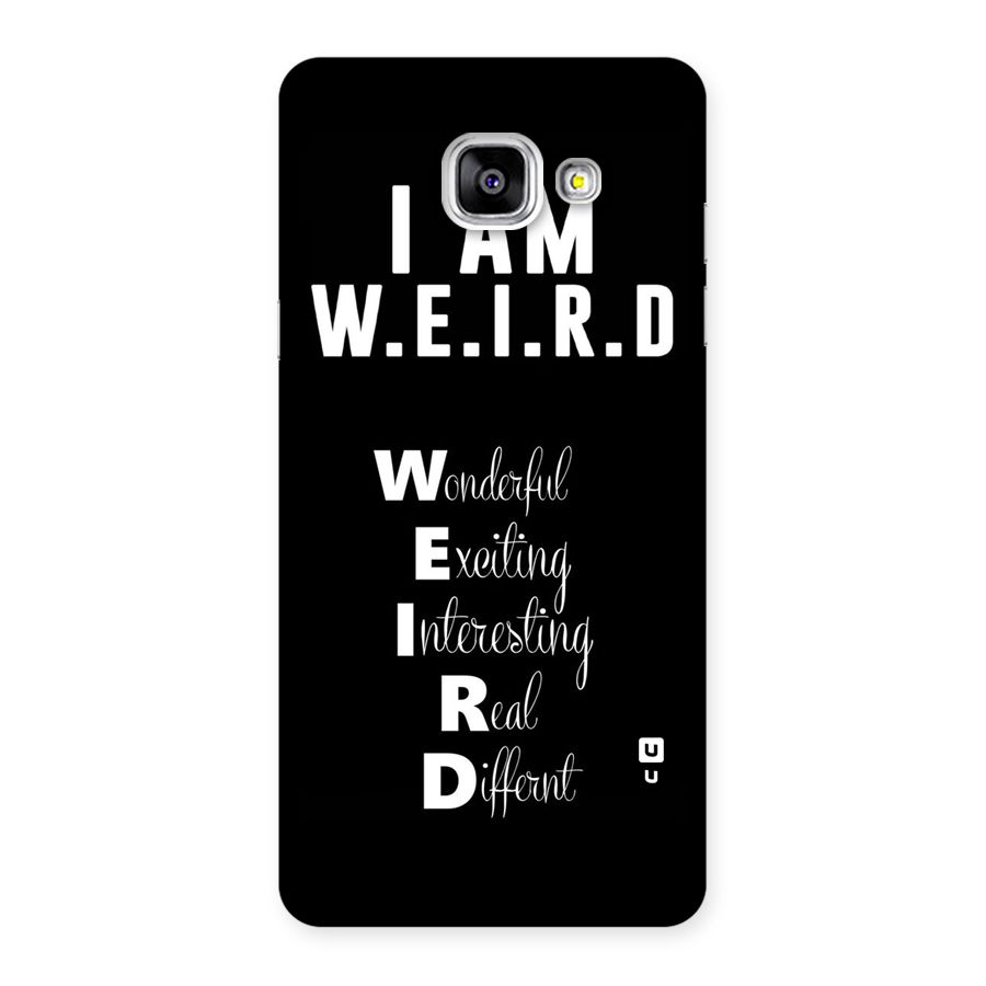 Weird Me Back Case for Galaxy A5 2016