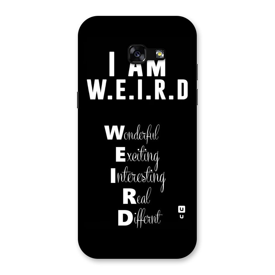Weird Me Back Case for Galaxy A5 2017