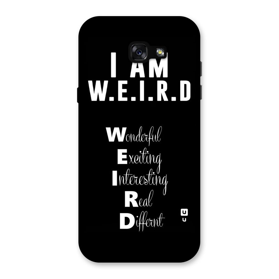 Weird Me Back Case for Galaxy A7 (2017)
