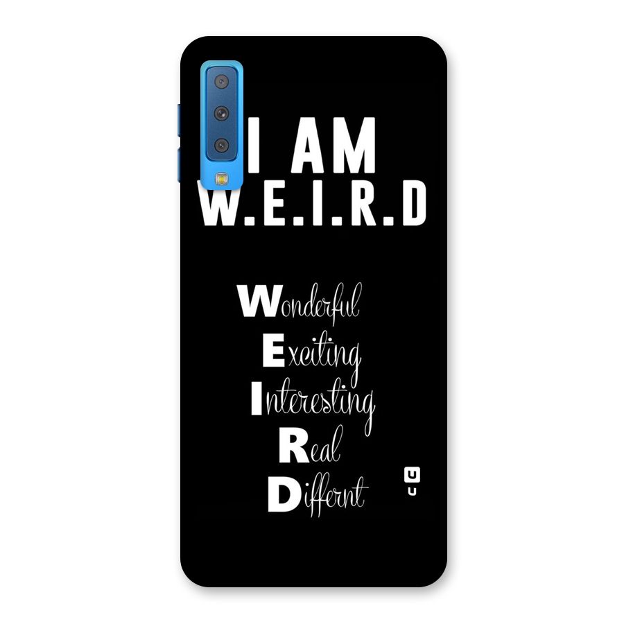 Weird Me Back Case for Galaxy A7 (2018)