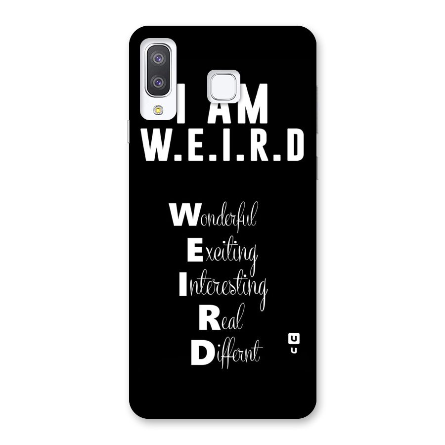 Weird Me Back Case for Galaxy A8 Star